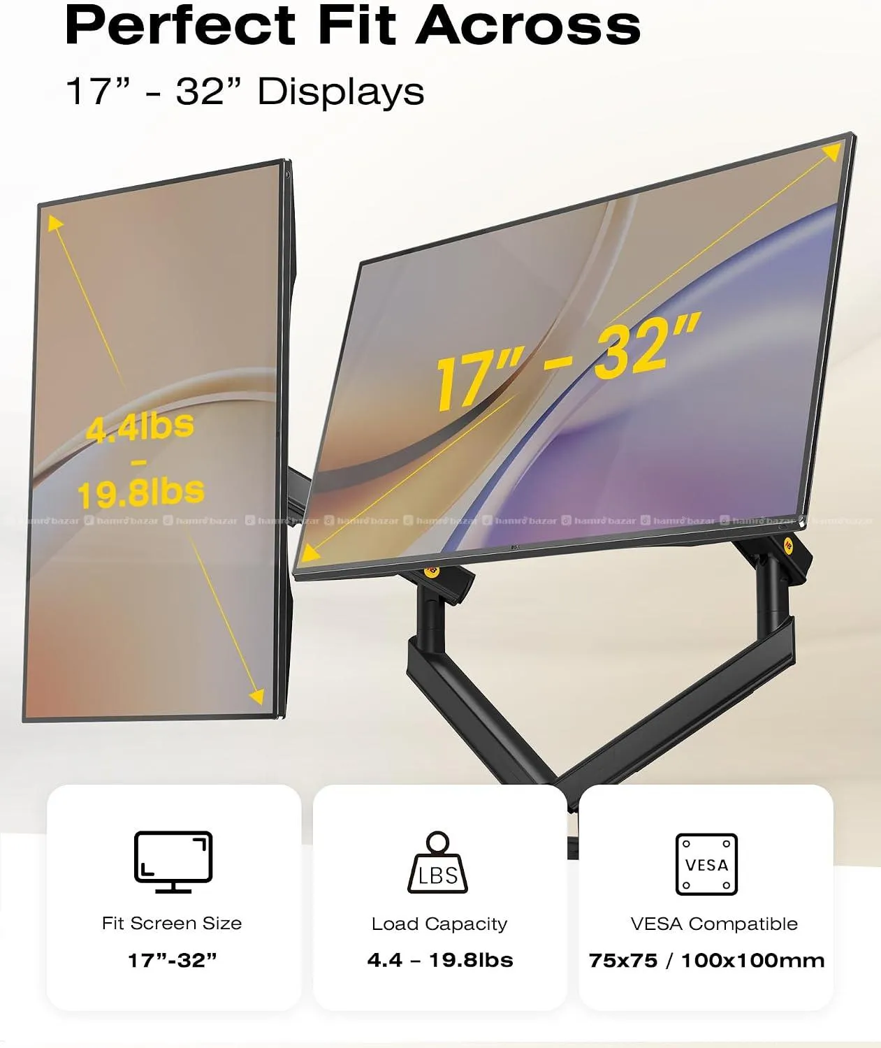 NB a5c Dual arm monitor 2