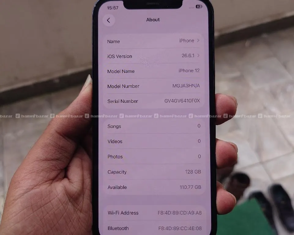 iphone 12 128gb with chager fix price 3