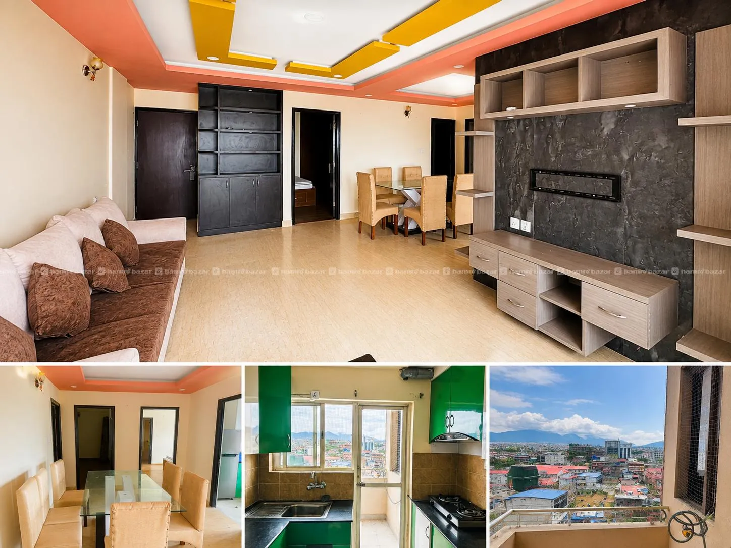 3 BHK Apartment on rent at Sunrise City Homes 6