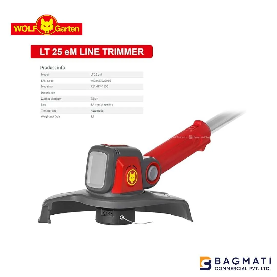 WolfLINE TRIMMER Garten 72AMT4-1650 LT 25 EM 7