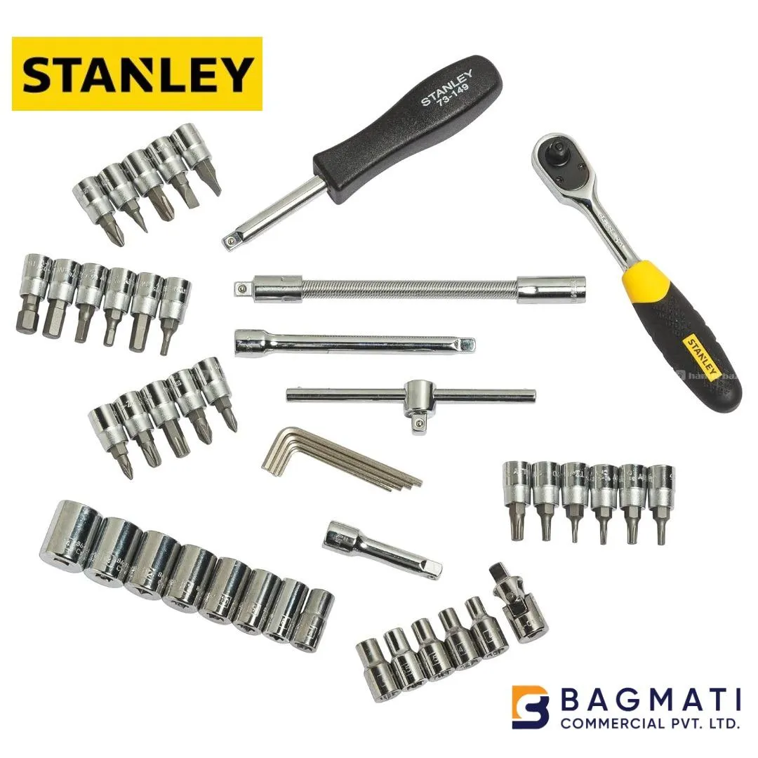 Stanley  Socket 1/4 Inch Sqdr 46 pcs Set 2