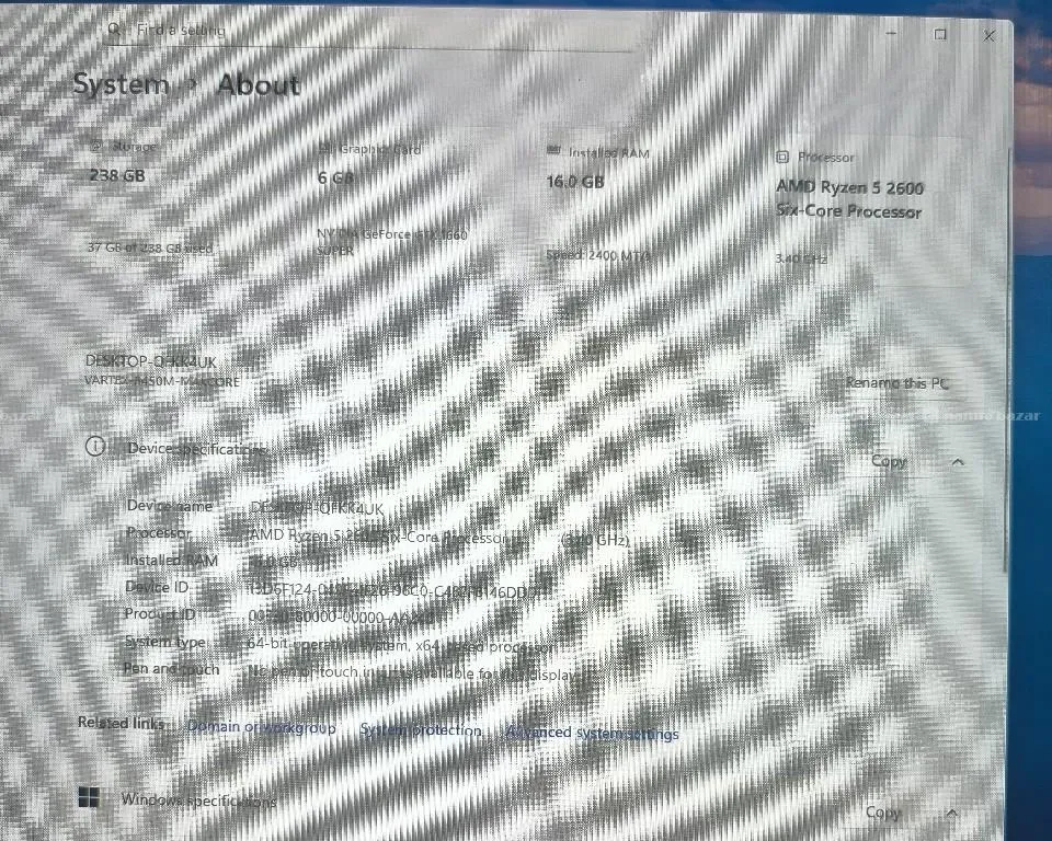 Ryzen 5 + GTX 1660 Super Pc Sell 5