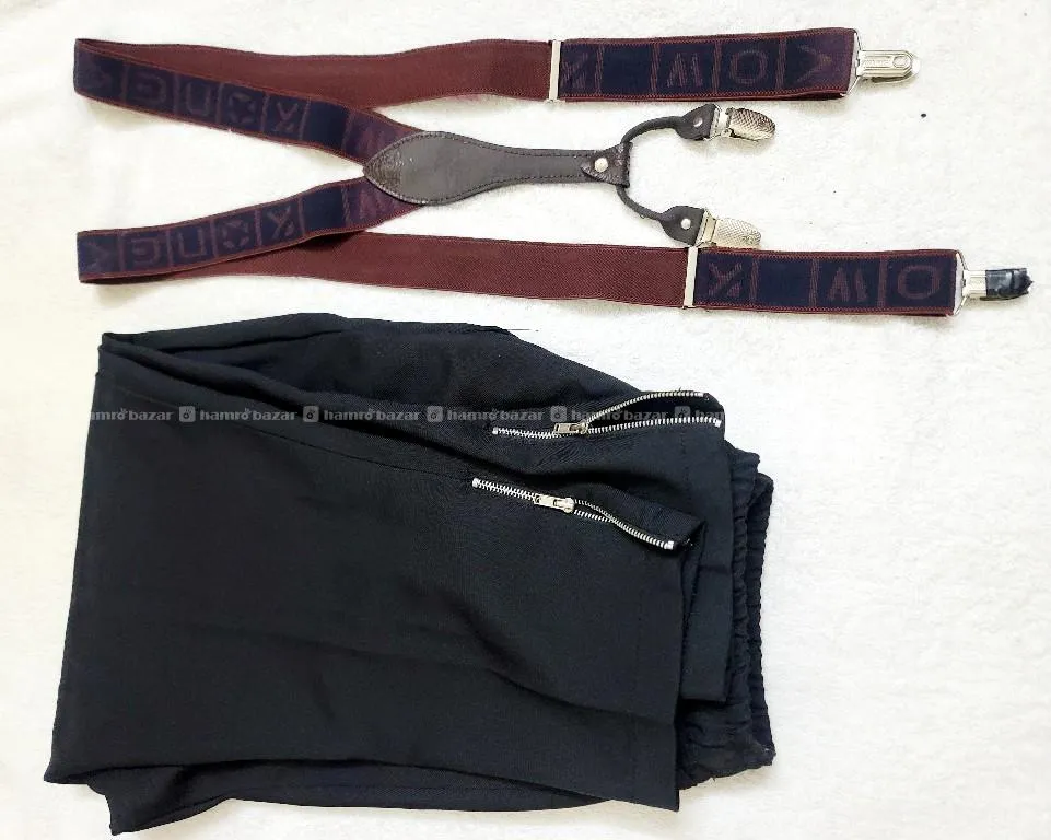 Korean pant n pant suspender on sale 7