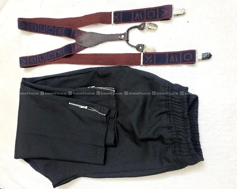 Korean pant n pant suspender on sale 5