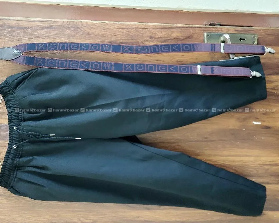 Korean pant n pant suspender on sale 3