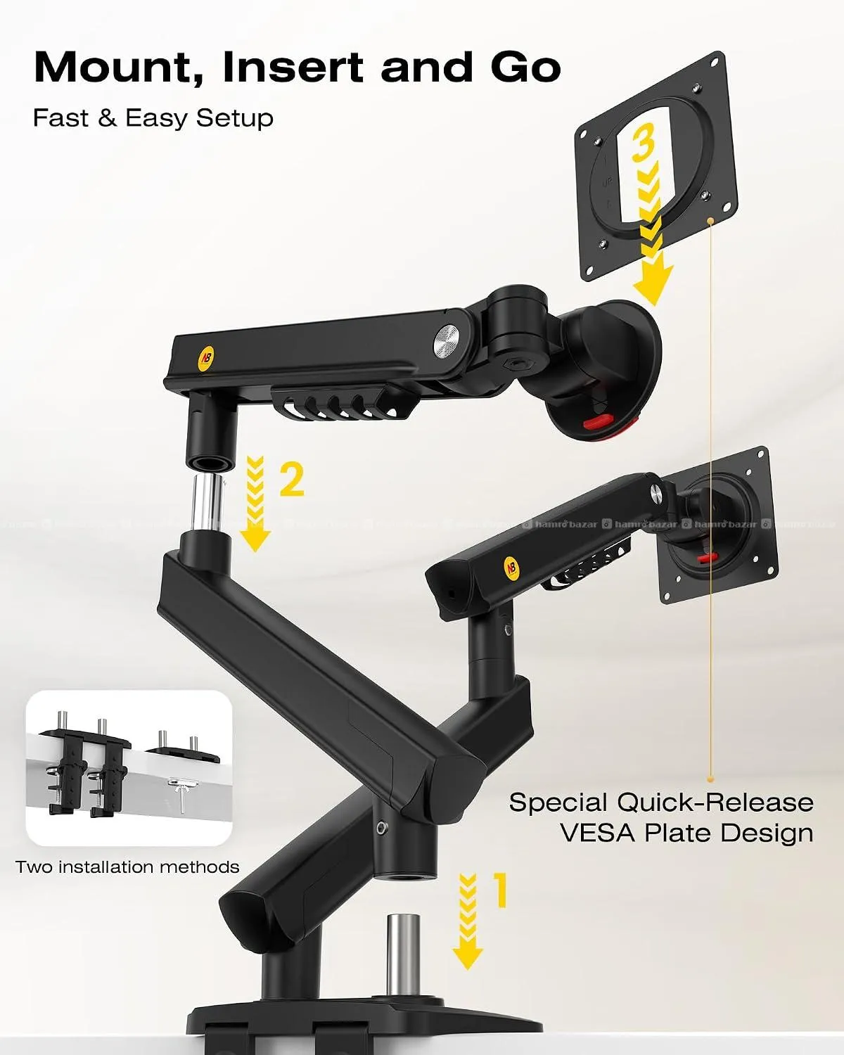 NB a5c Dual arm monitor 5