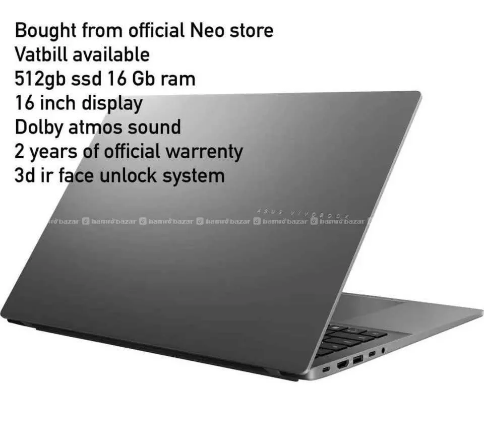asus vivobook s16 with vatbill warrenty 1.5 years 3