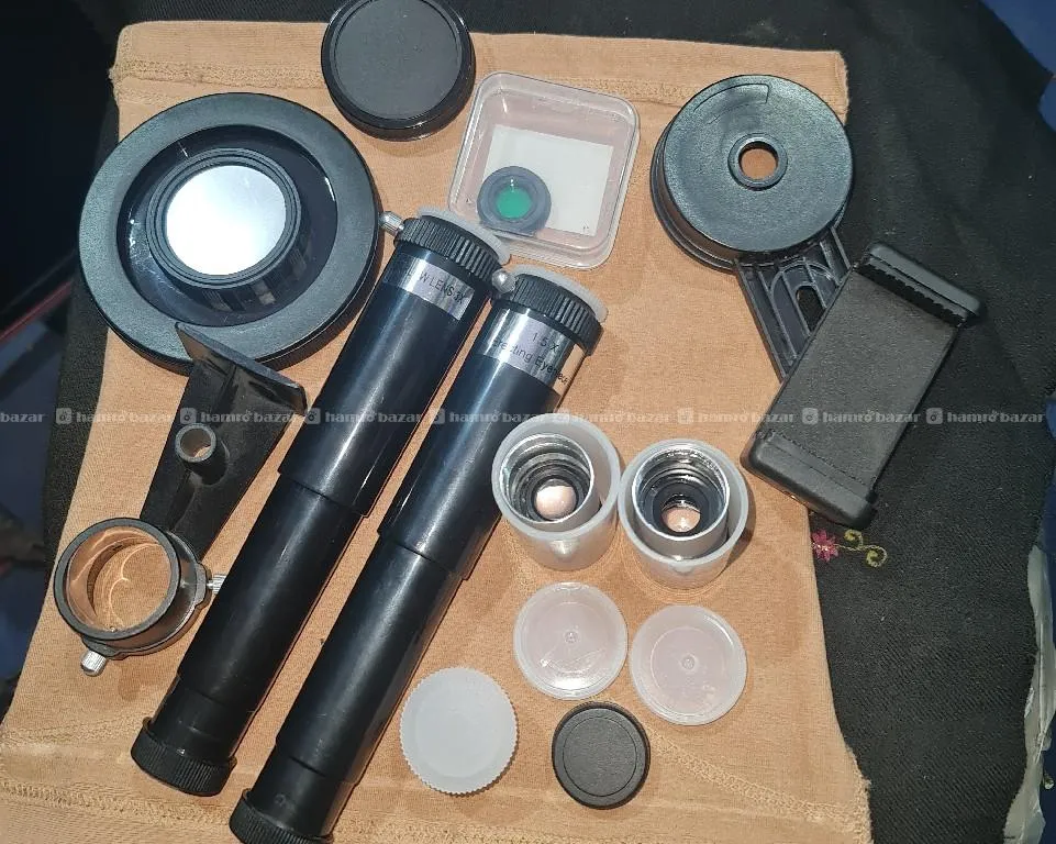 3x Barlow lens  1.5x erecting eyepiece  telescope 8