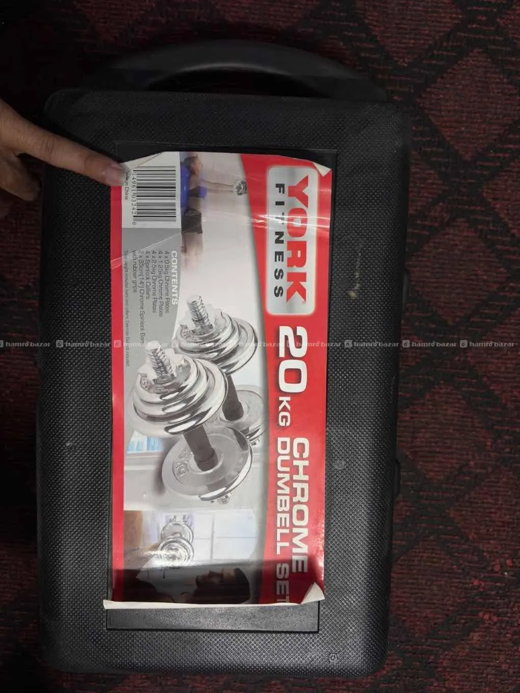 20kg Chrome Dumbell Set 2