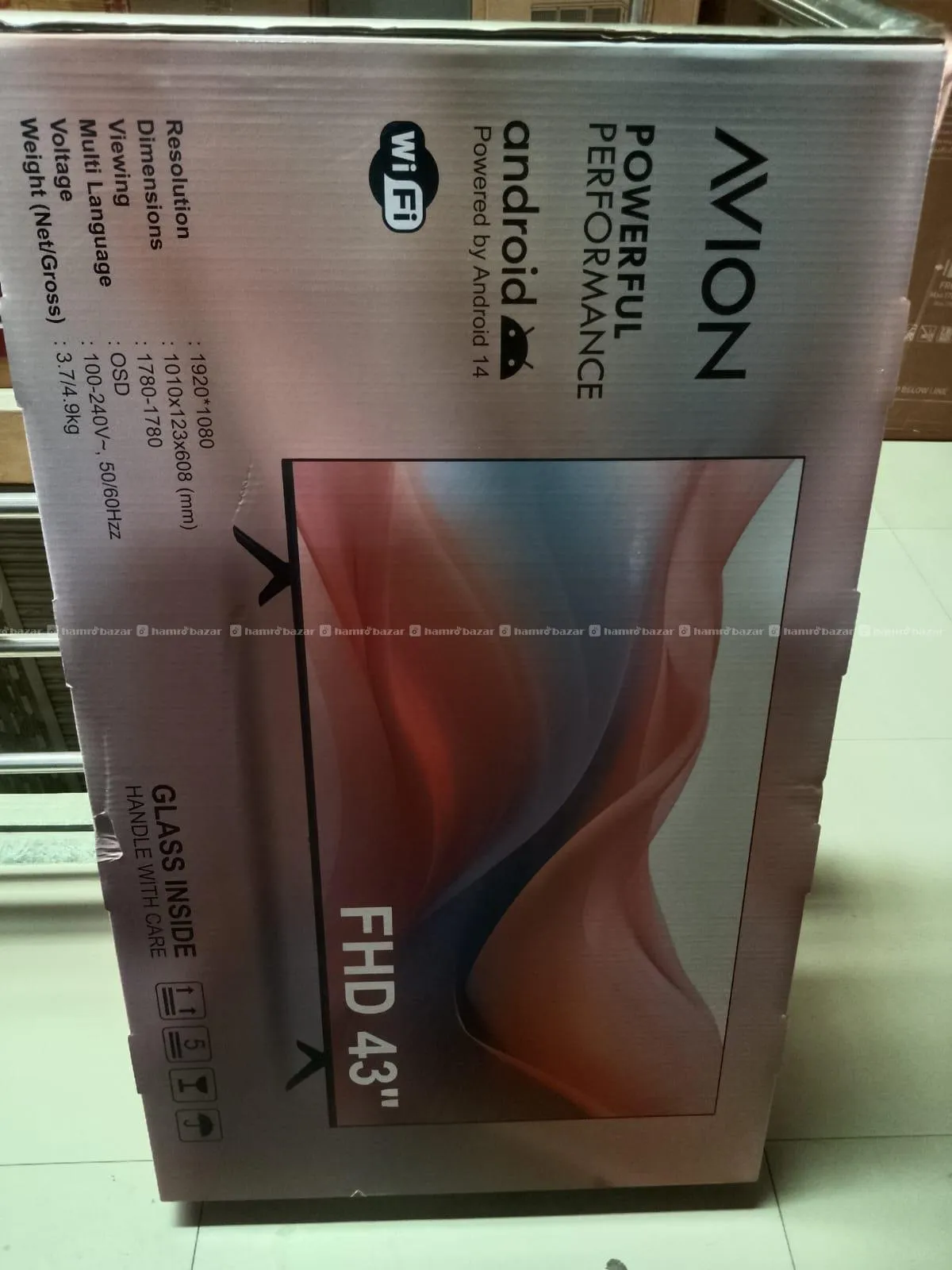 43" Inch AVION Android Smart TV Full HD 2