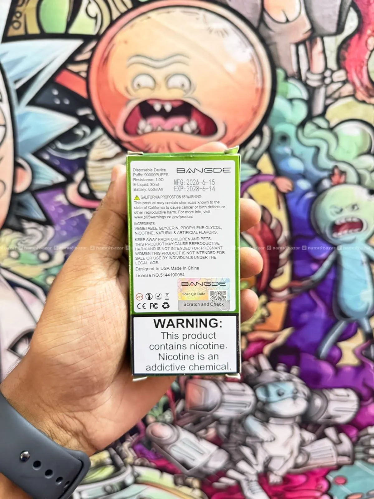 Bangde 90k Puffs Disposable Vape 2