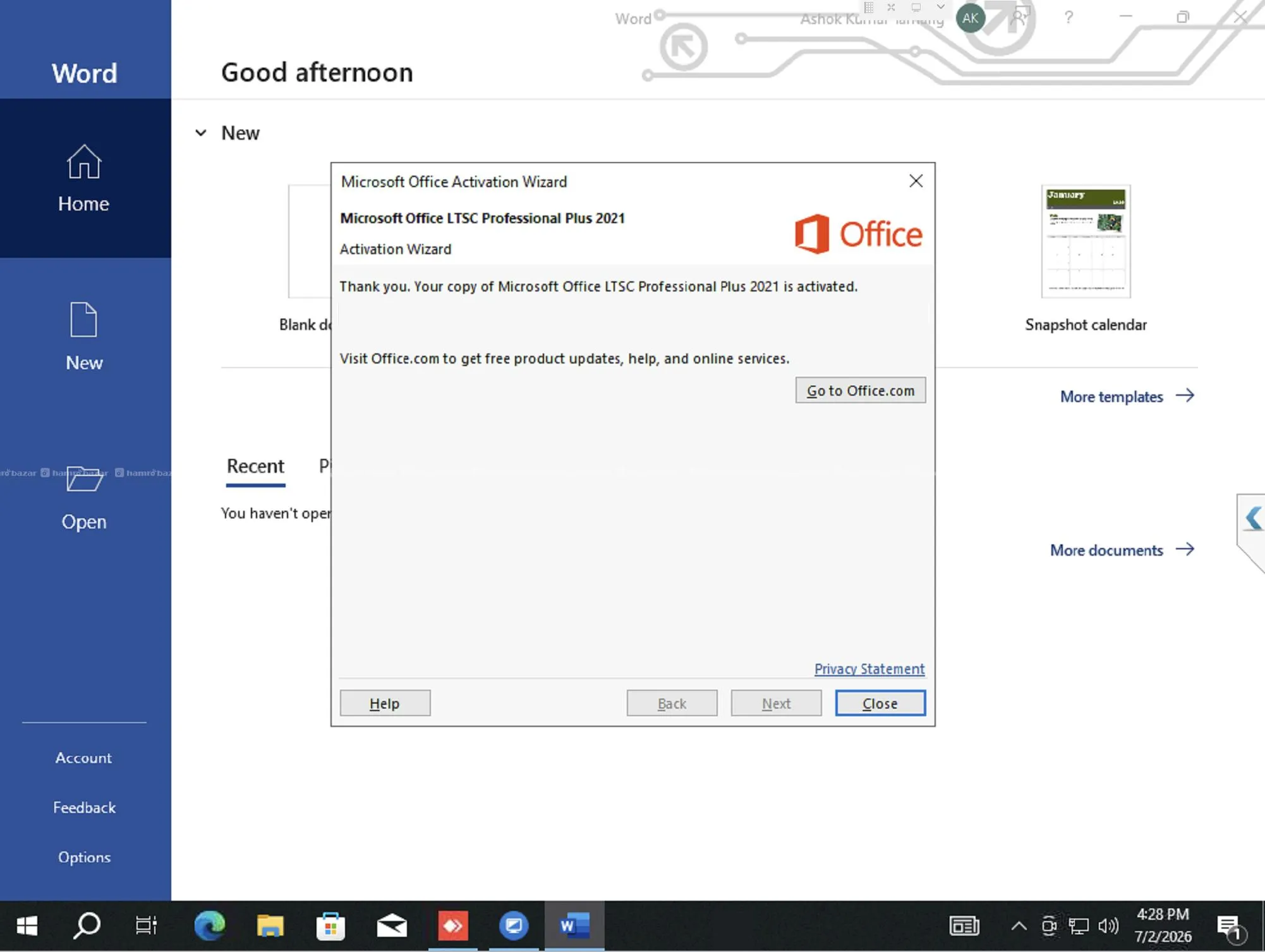 Windows 10 11 Pro Key Plus Ms Office 2024 License 3