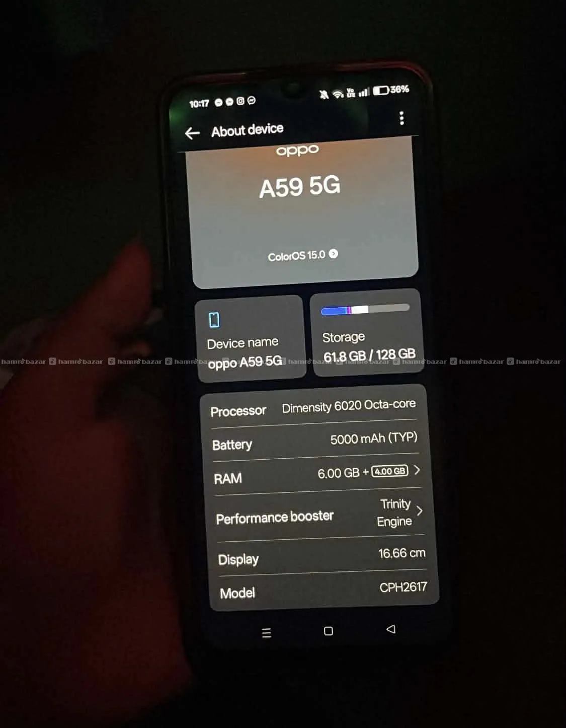 OPPO A59(6+4GB-128GB) URGENT SELL 1