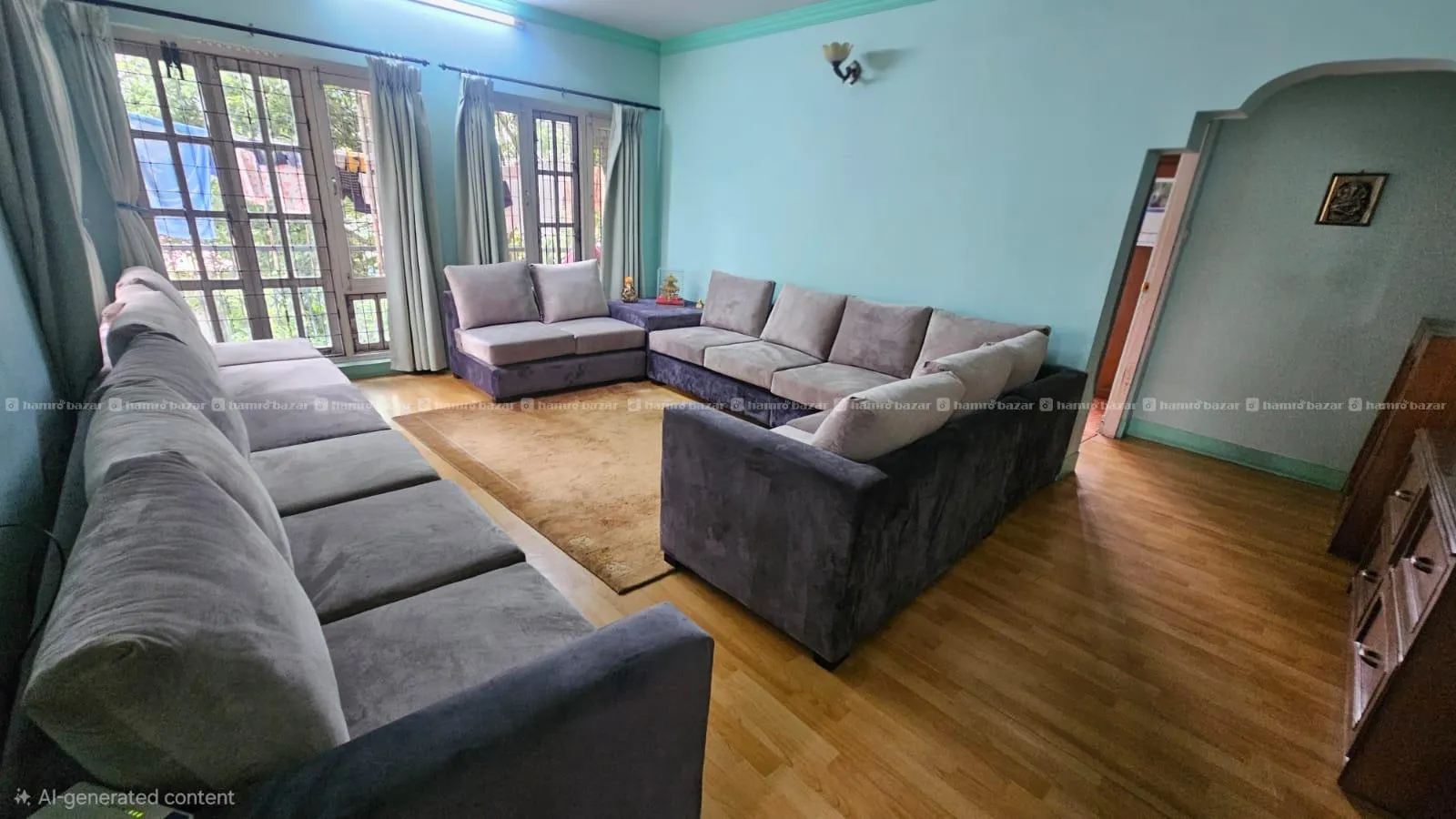 L shape Luxury sofa set 3