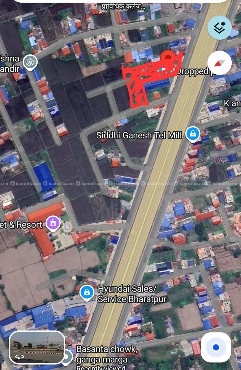 Chitwan ko bharatpur highway ma commercial jagga 3