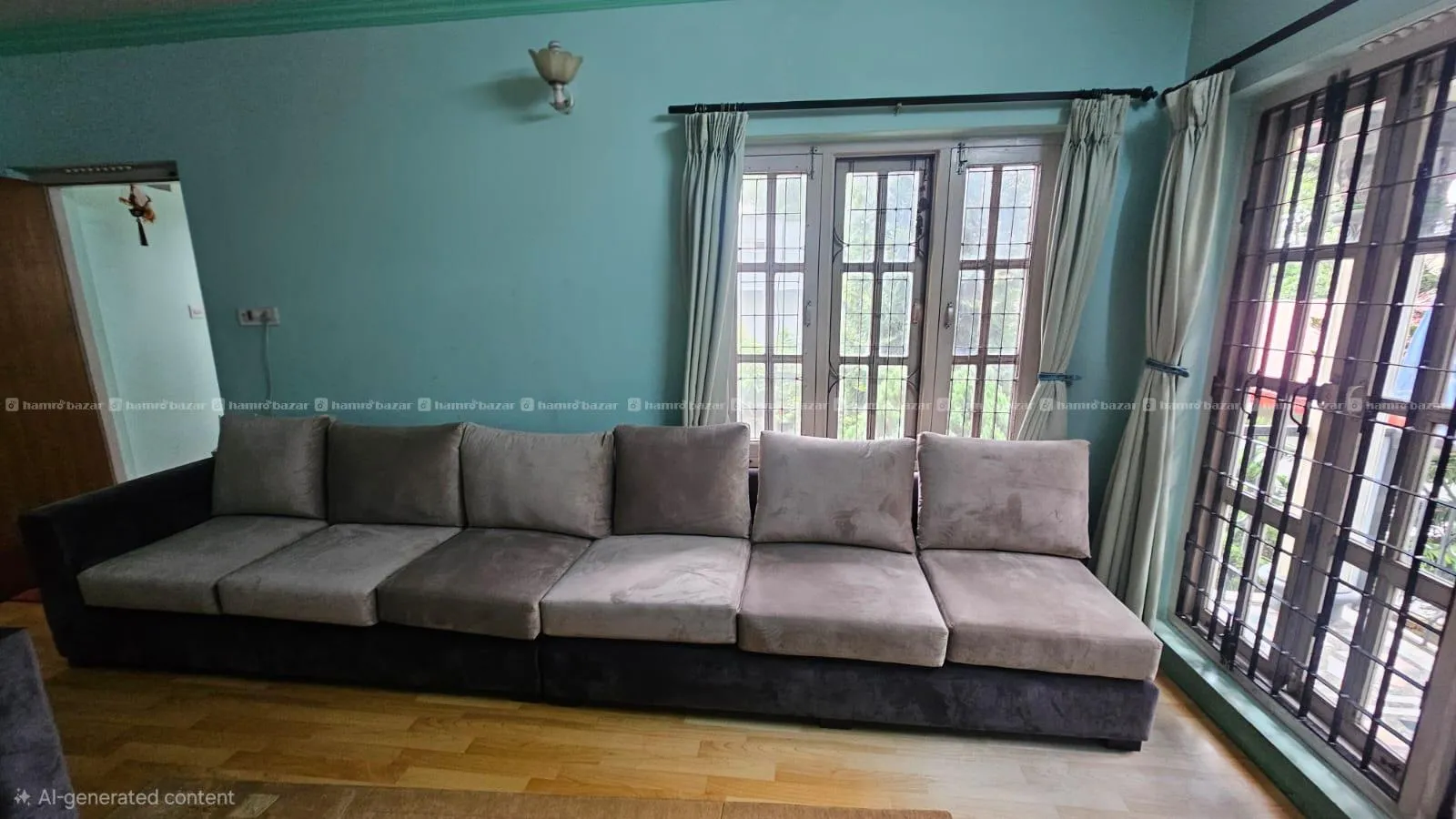 L shape Luxury sofa set 4