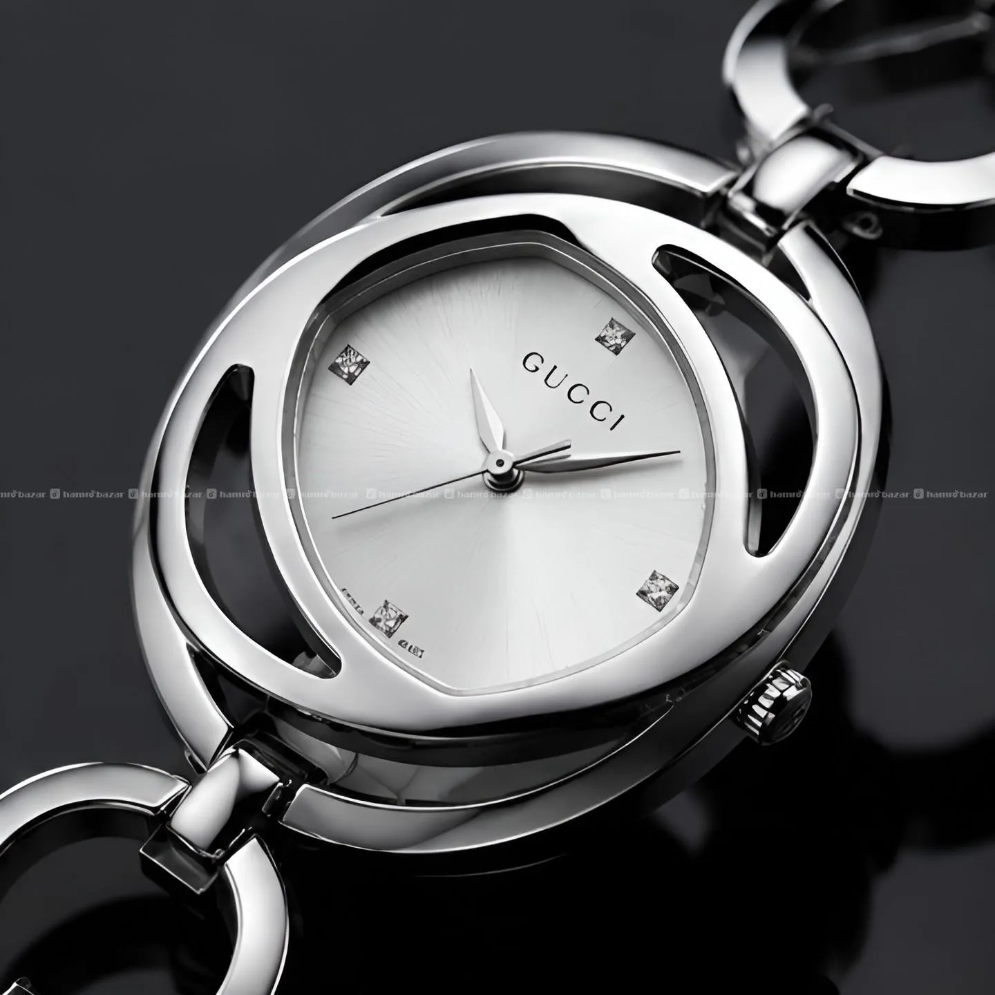 Gucci Silver-Tone Women's Bracelet Watch 2