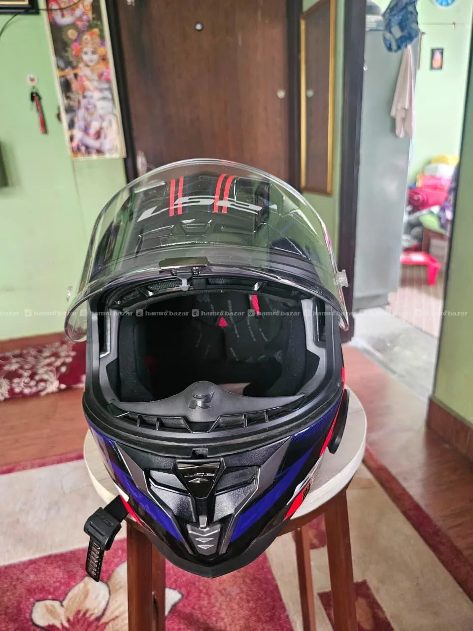 LS2 Challenger Helmet,intercom and unused pinlock 4