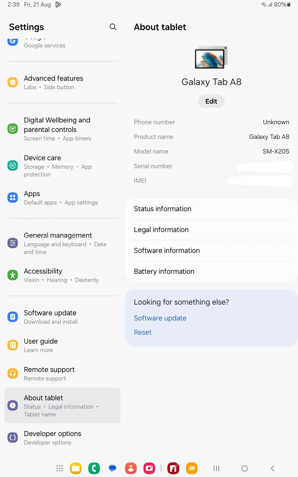 Samsung Galaxy Tab A8 with Sim Car Support 2