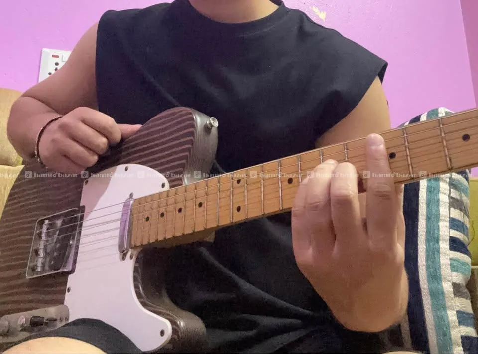 Aiersi Zebra Telecaster electric Guitar 4