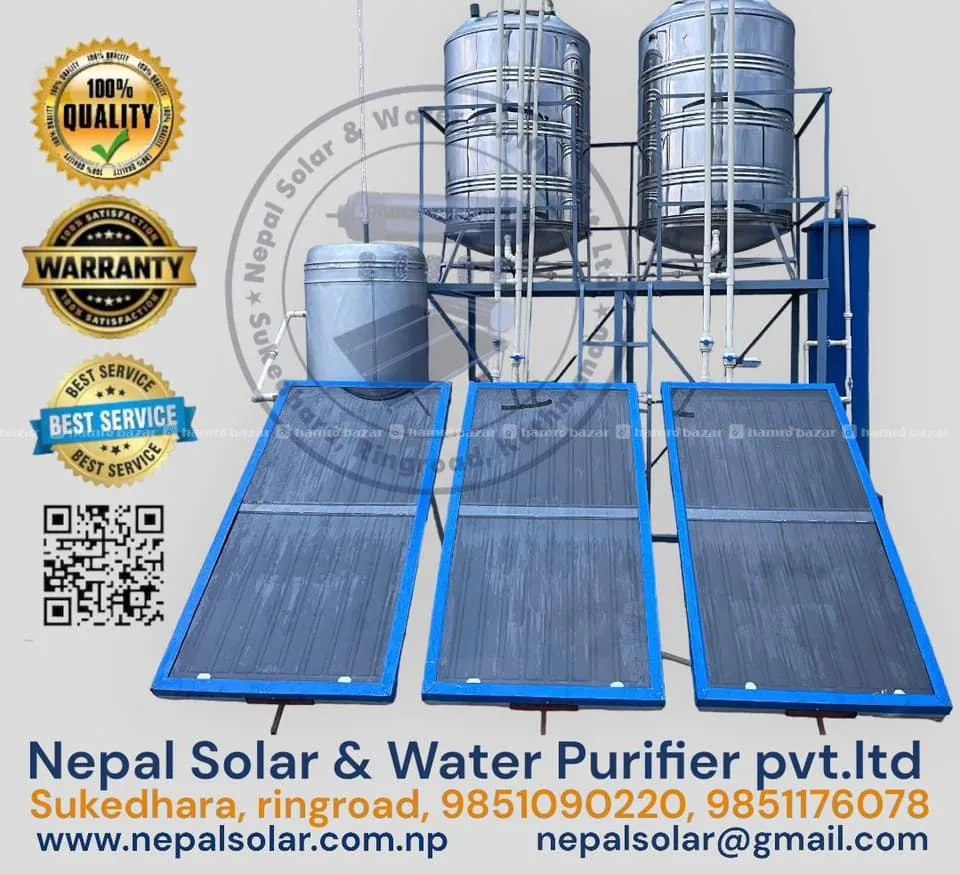 water treatment / solar water heater 3