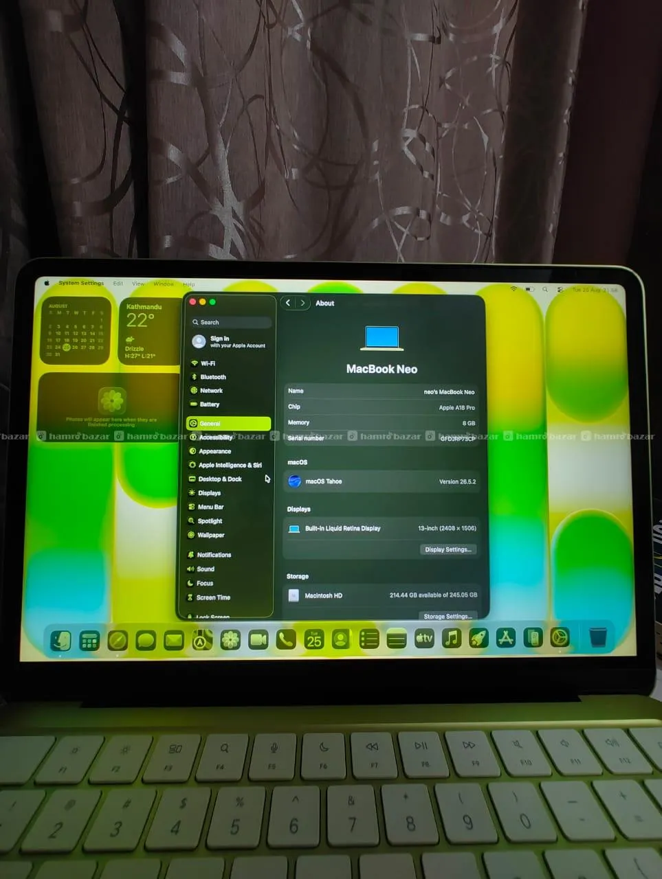 MacBook Neo | 8/256 | 100% bh | Citrus colour 4