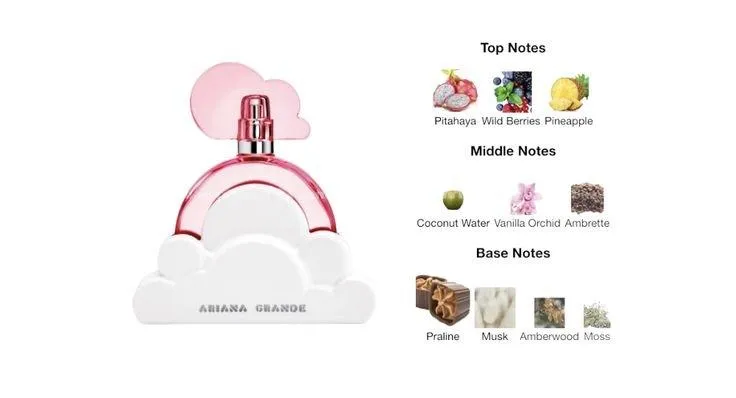 Ariana Grande pink cloud perfume 79% left 3