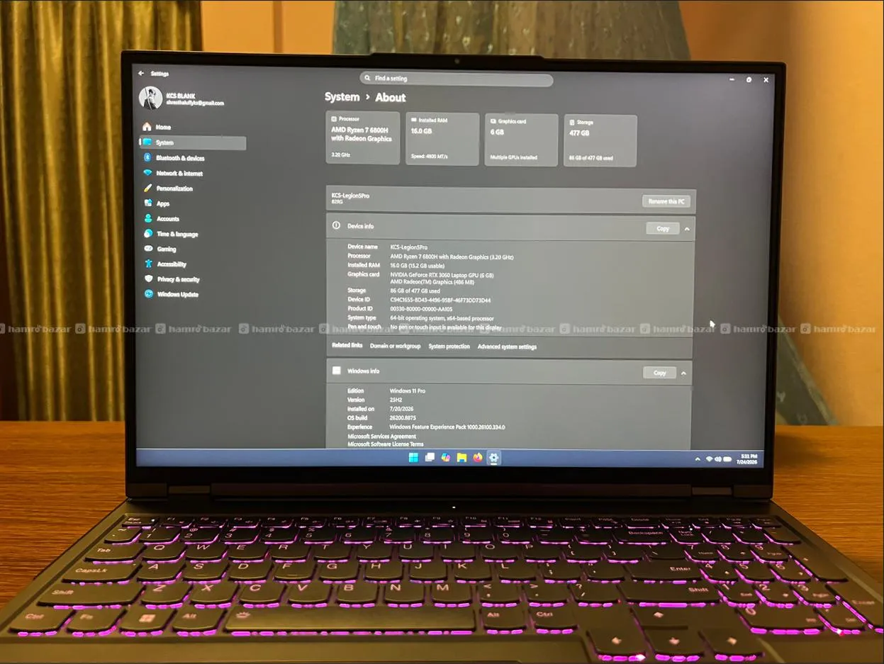 Lenovo Legion 5 Pro 2