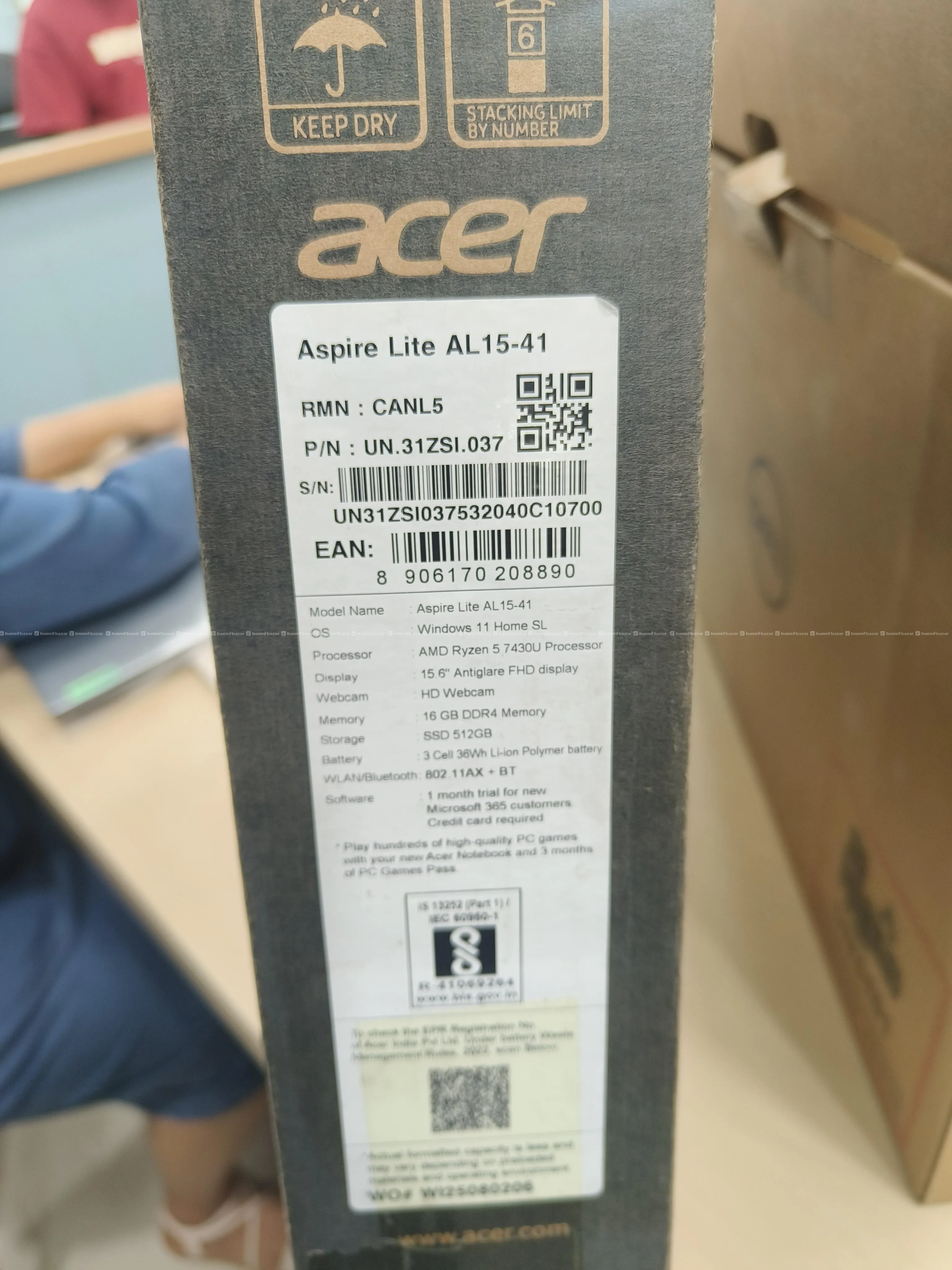 acer aspire lite 15 4