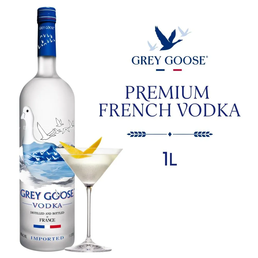 GREY GOOSE - 1L (Premium Vodka) (D. Free) 2
