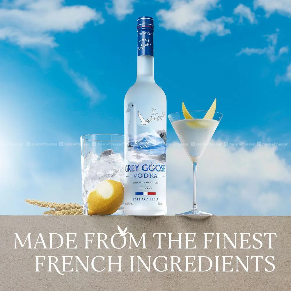 GREY GOOSE - 1L (Premium Vodka) (D. Free) 3