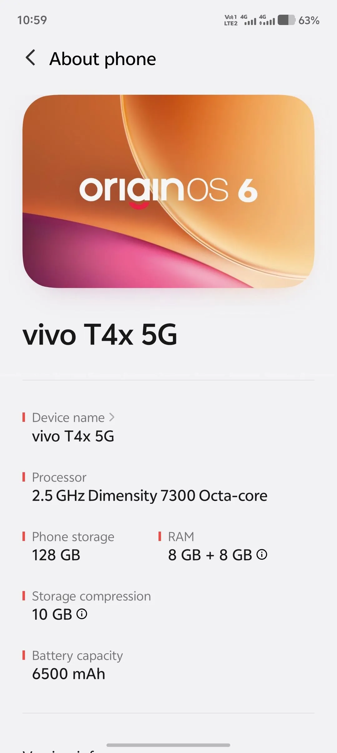 VIVO T4X 5G 5