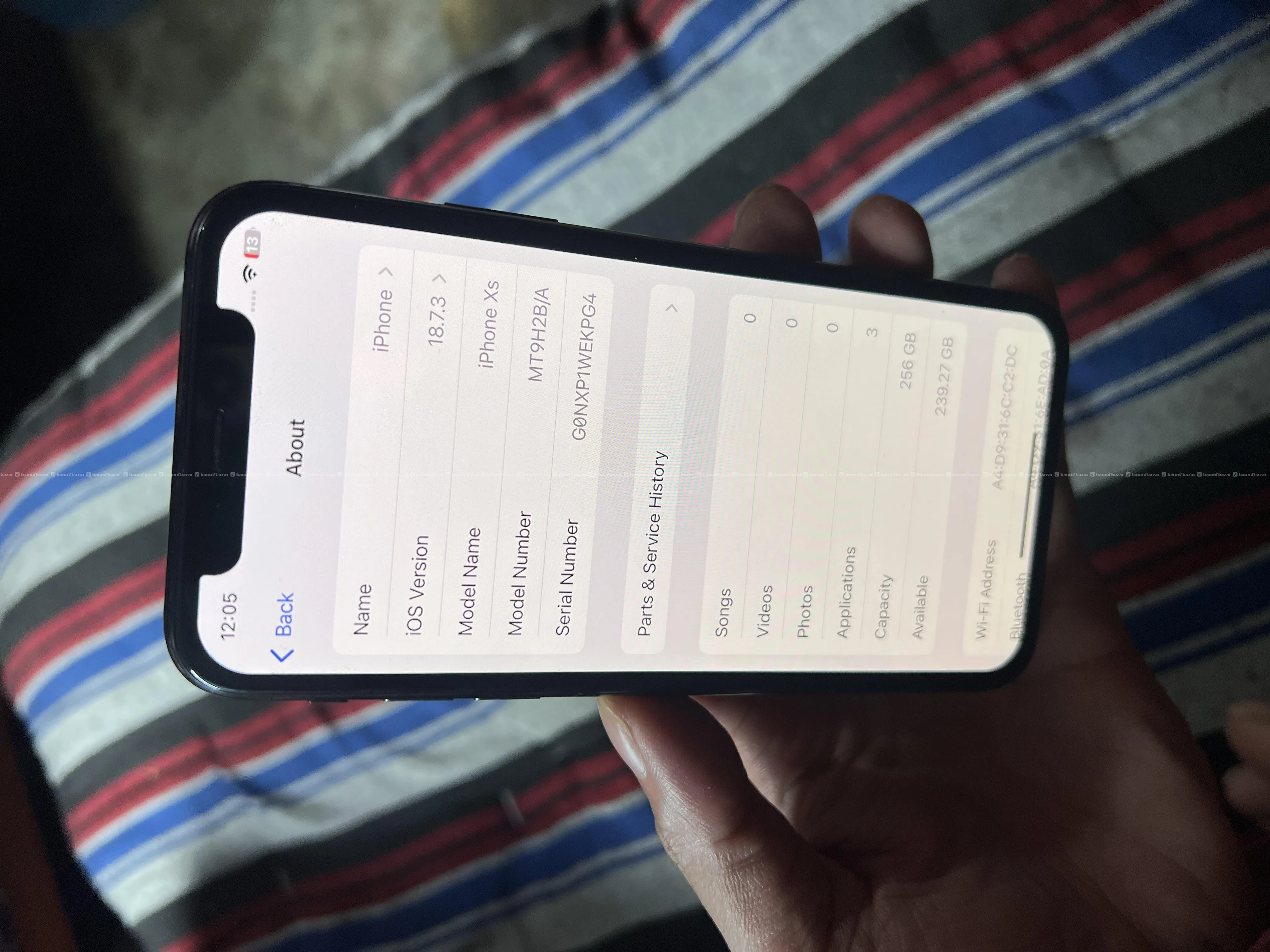 iphone xs 256gb only 22k 5