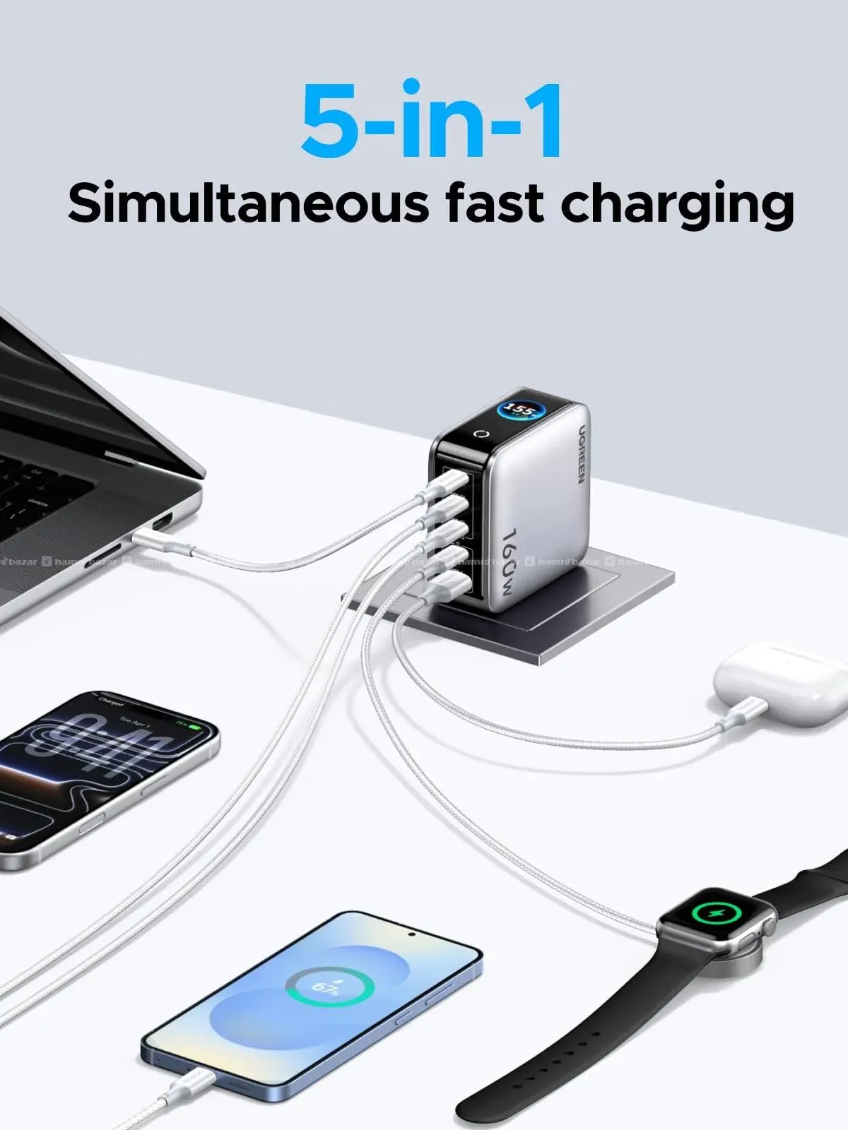 UGREEN Nexode Pro 160W Gan Charger 8