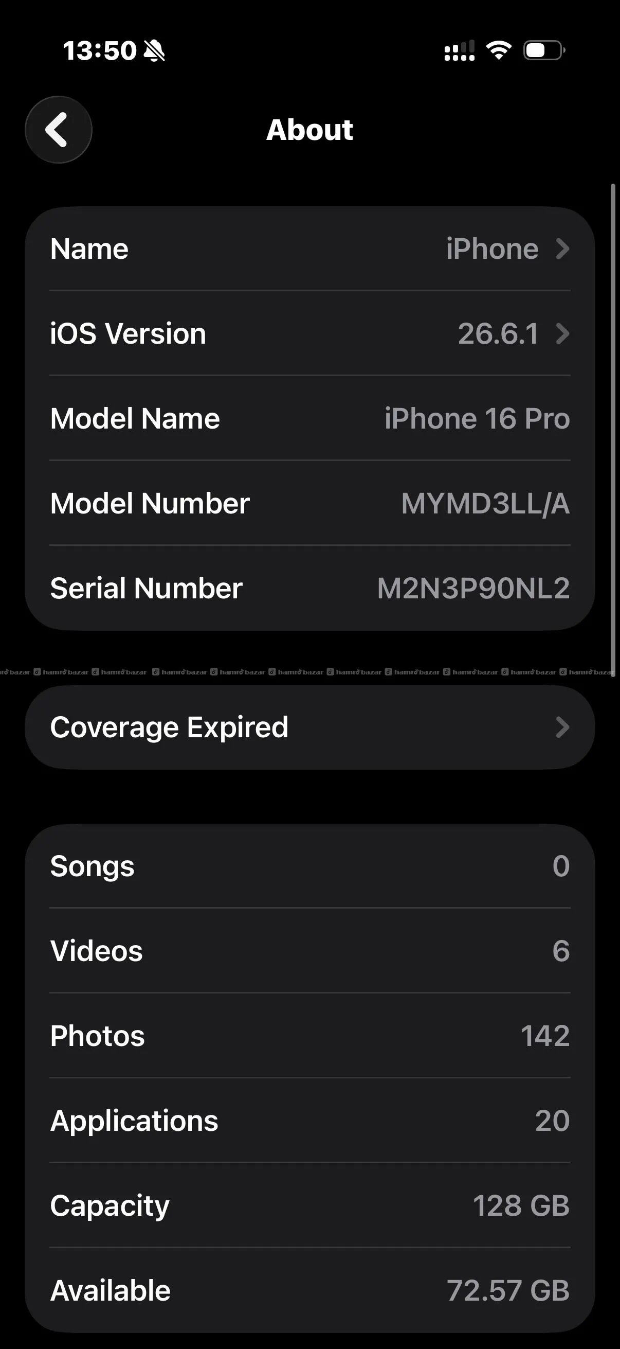 Iphone 16 Pro 128 Gb Bt health 89 dual esim geunin 4