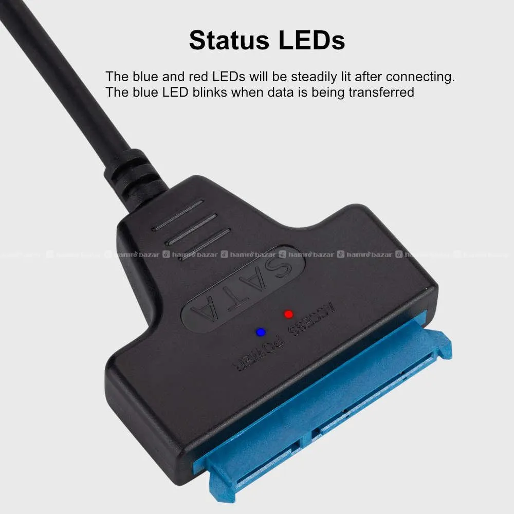 USB 3.0 to SATA/Type-C Adapter Sata Cable 4