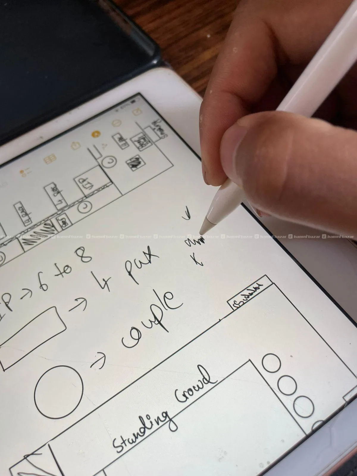 iPad 6th Gen (Rose Gold) + Apple Pencil 1st Gen 3