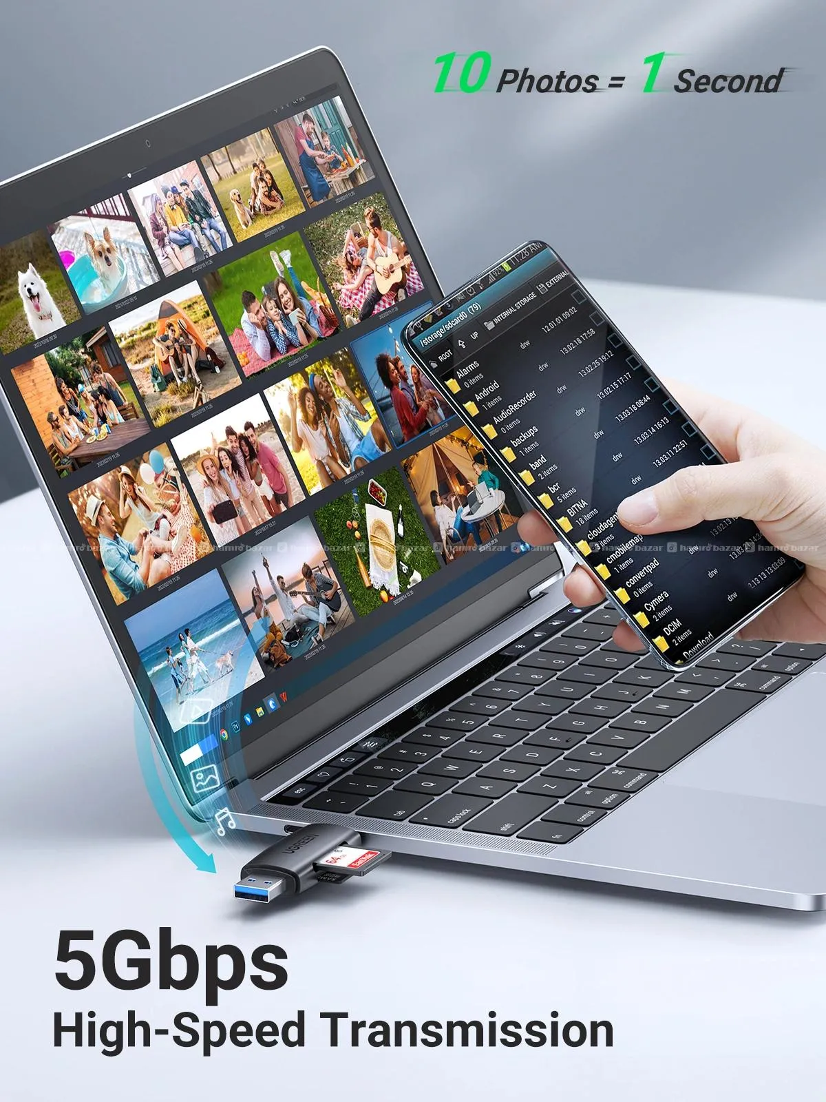 UGREEN 3.0 TF/SD Type-C & Usb Card Reader 4