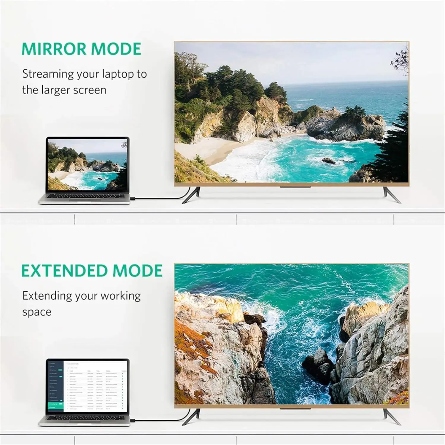 UGREEN 2m DisplayPort 1.2 Cable 4K@60Hz (10211) 2