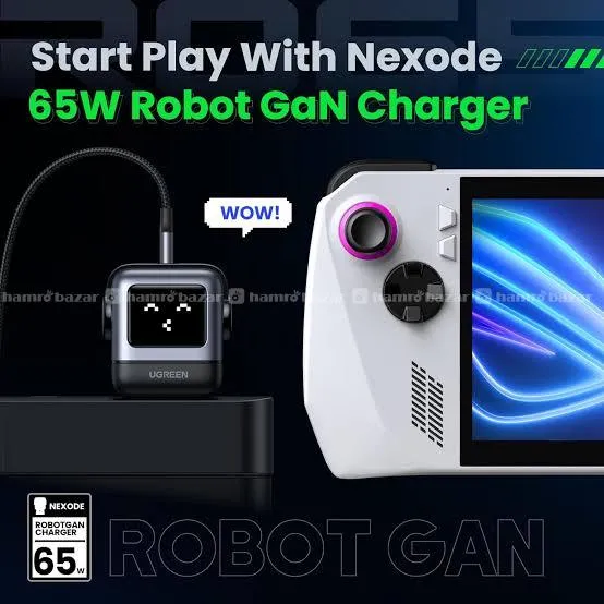 UGREEN 65W Robot Nexode 3 Port Robot GaN Charger 5
