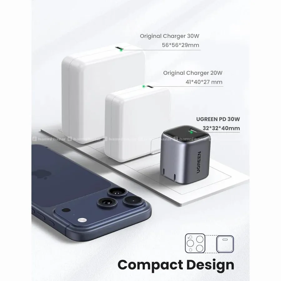 Ugreen 30W Usb C Gan Fast Charger with Cable Combo 5