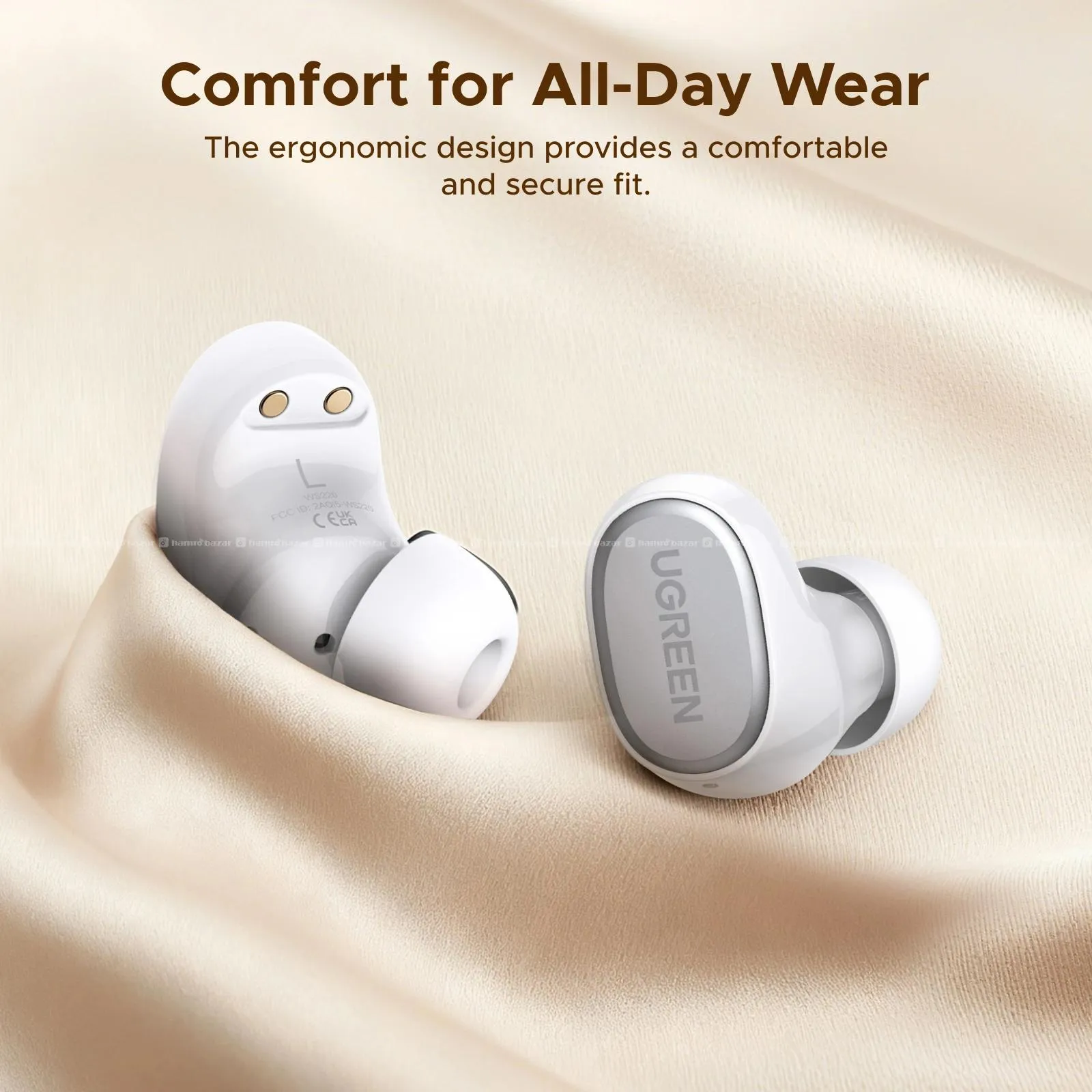 UGREEN Dots (TWS)True Wireless Earbuds White WS220 4