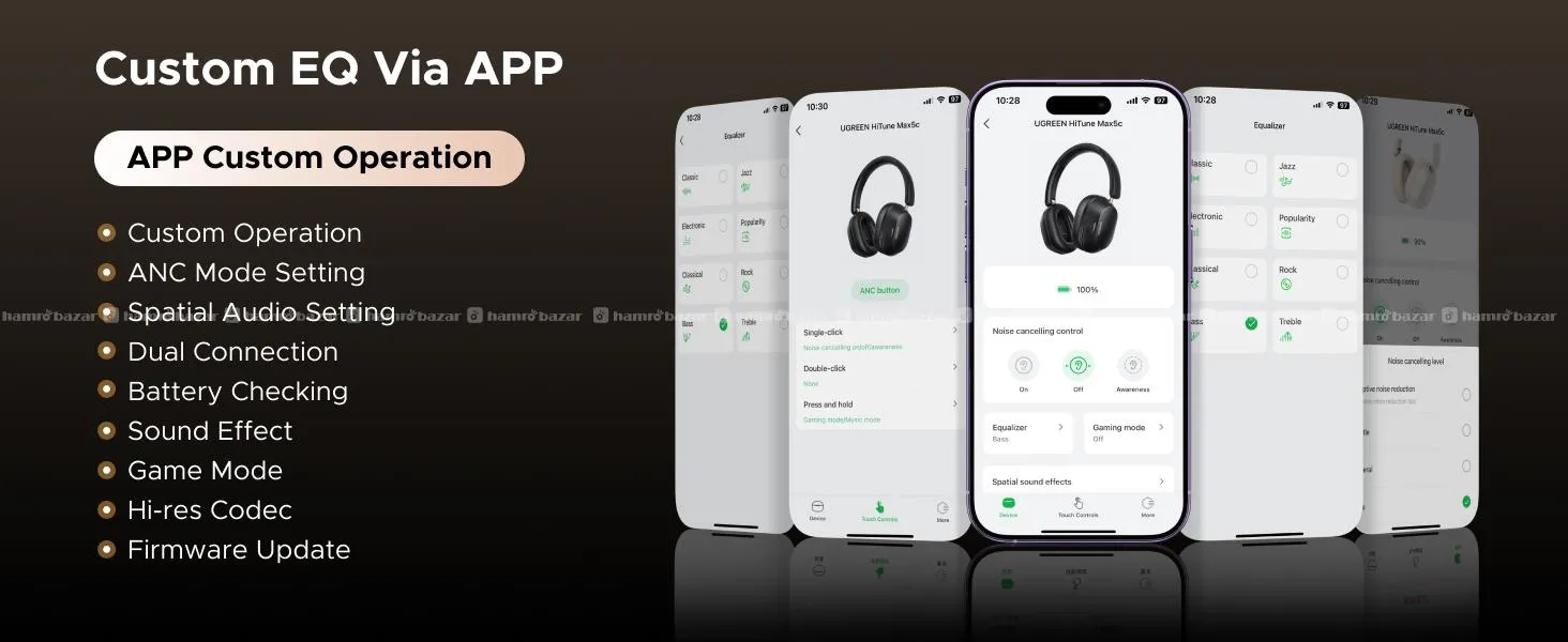 UGREEN HiTune Max5c ANC Bluetooth Headphone 7