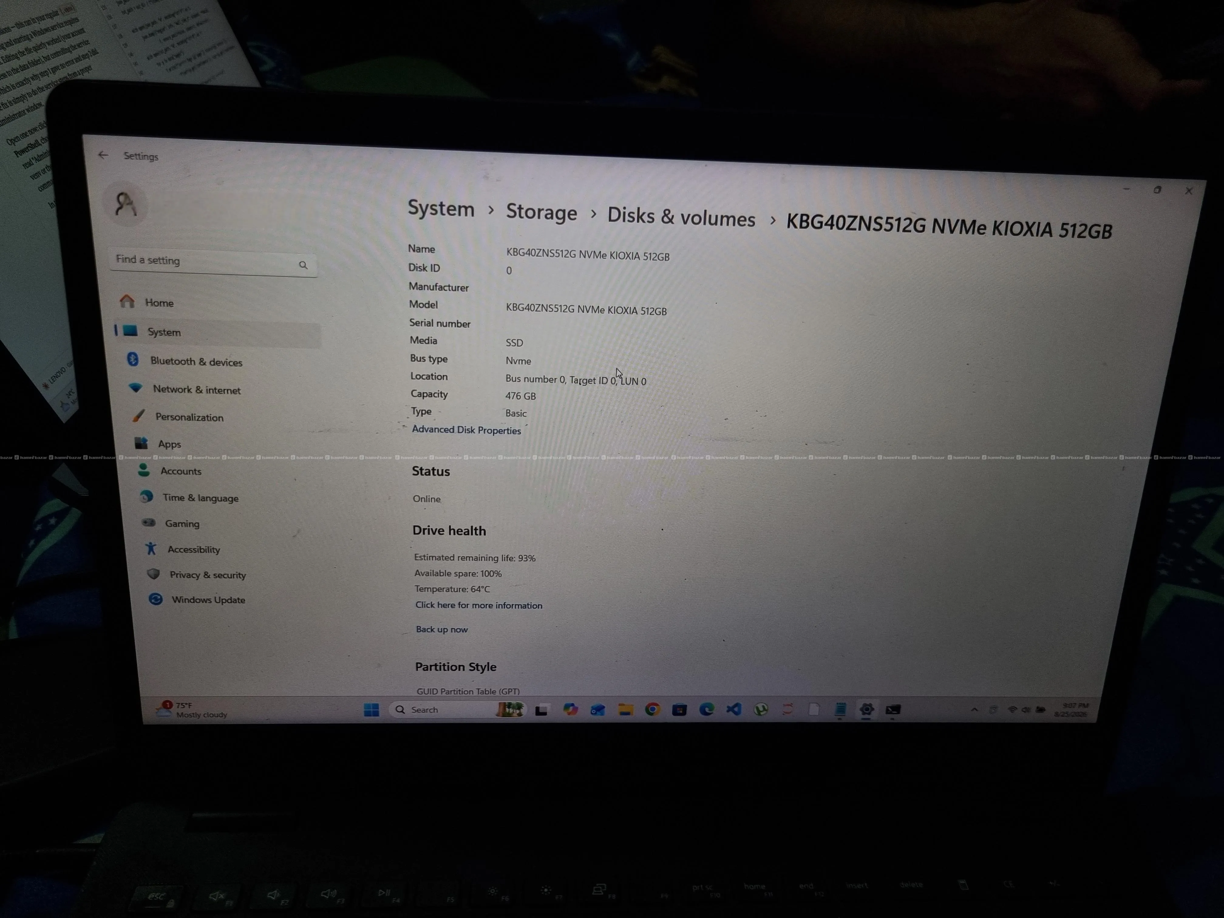 Dell i7 Laptop for sale- 8GB RAM | 512GB NVMe SSD 5