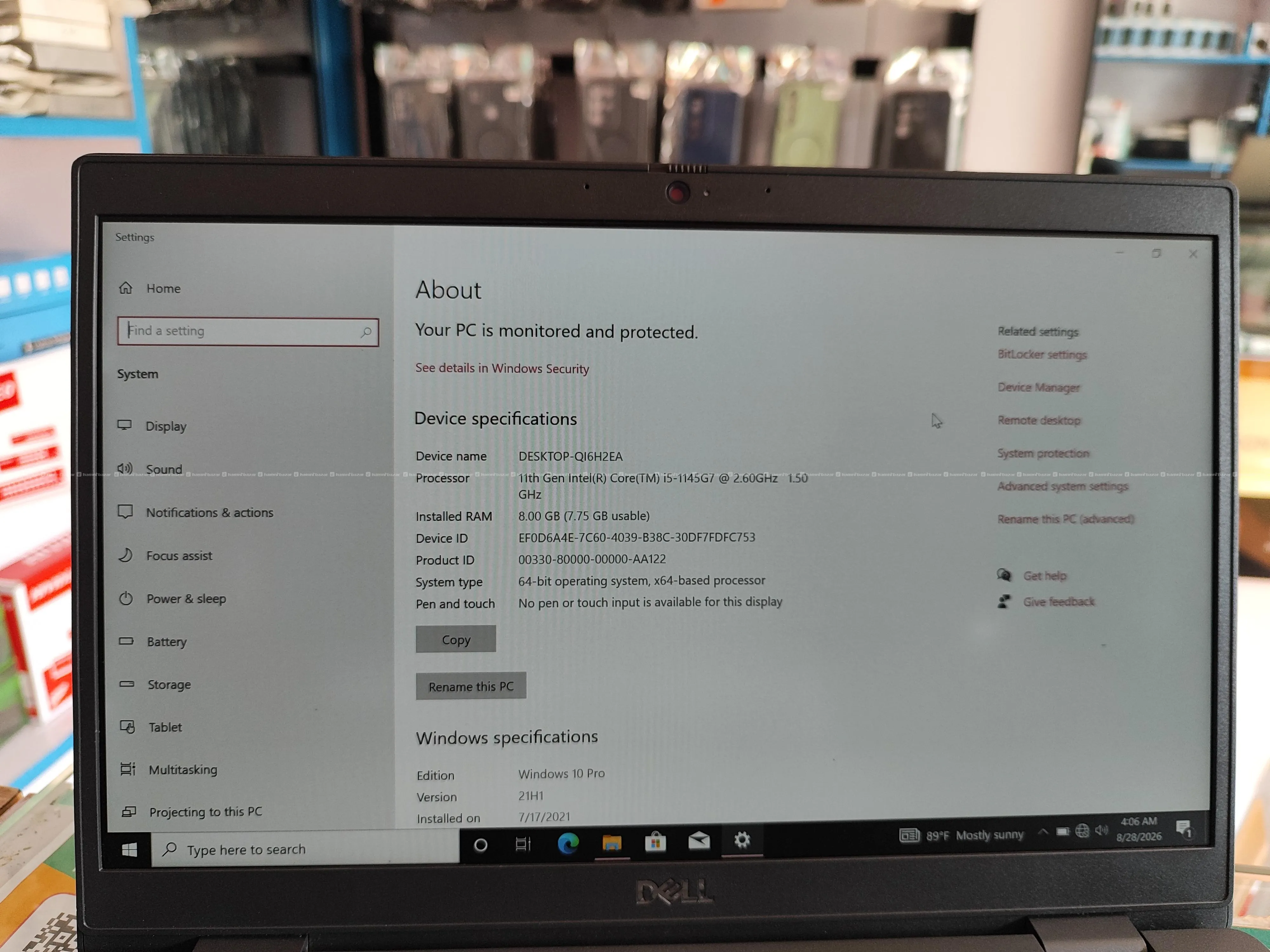 Dell Latitude 3420 Core i5 11th Gen 8GB 256GB SSD 2