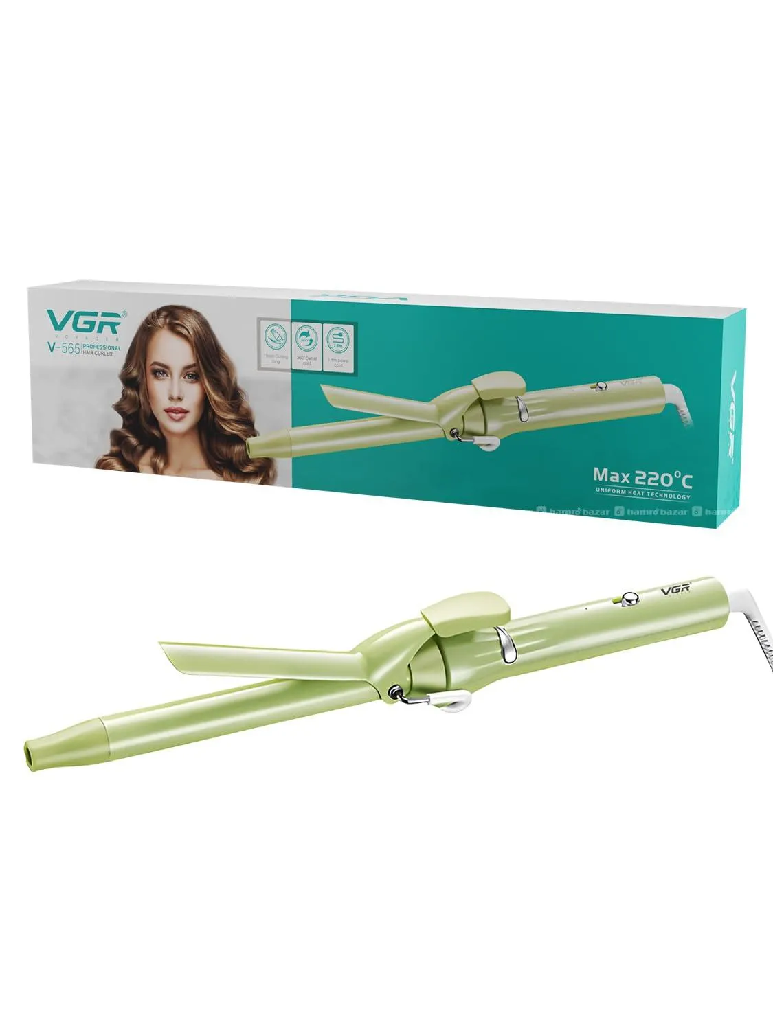 VGR V-565 Professional Electric Hair Curling Wand 6