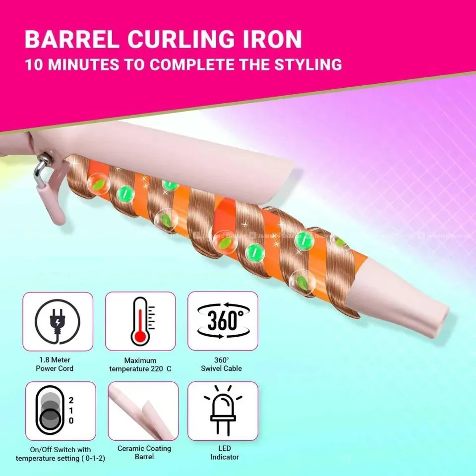VGR V-565 Professional Electric Hair Curling Wand 2