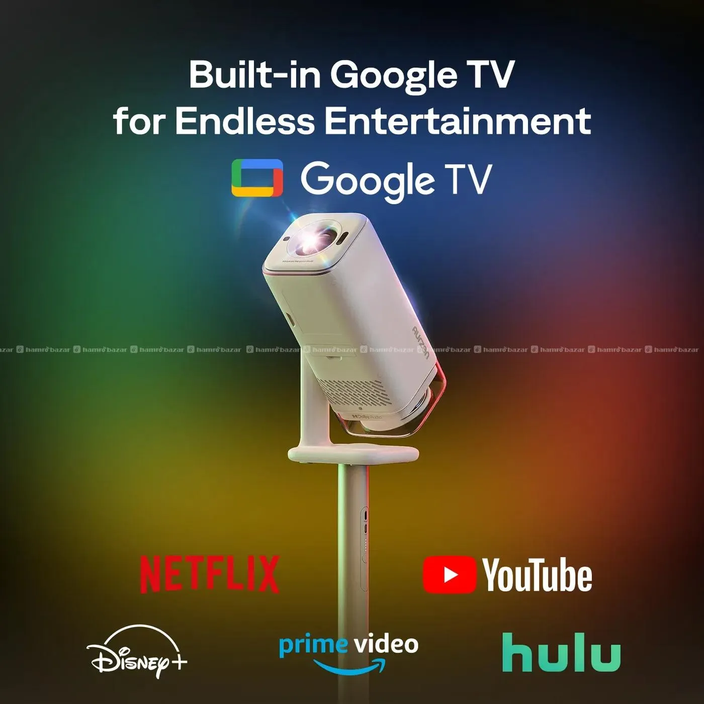 Aurzen BOOM Air Google TV Smart Projector 6
