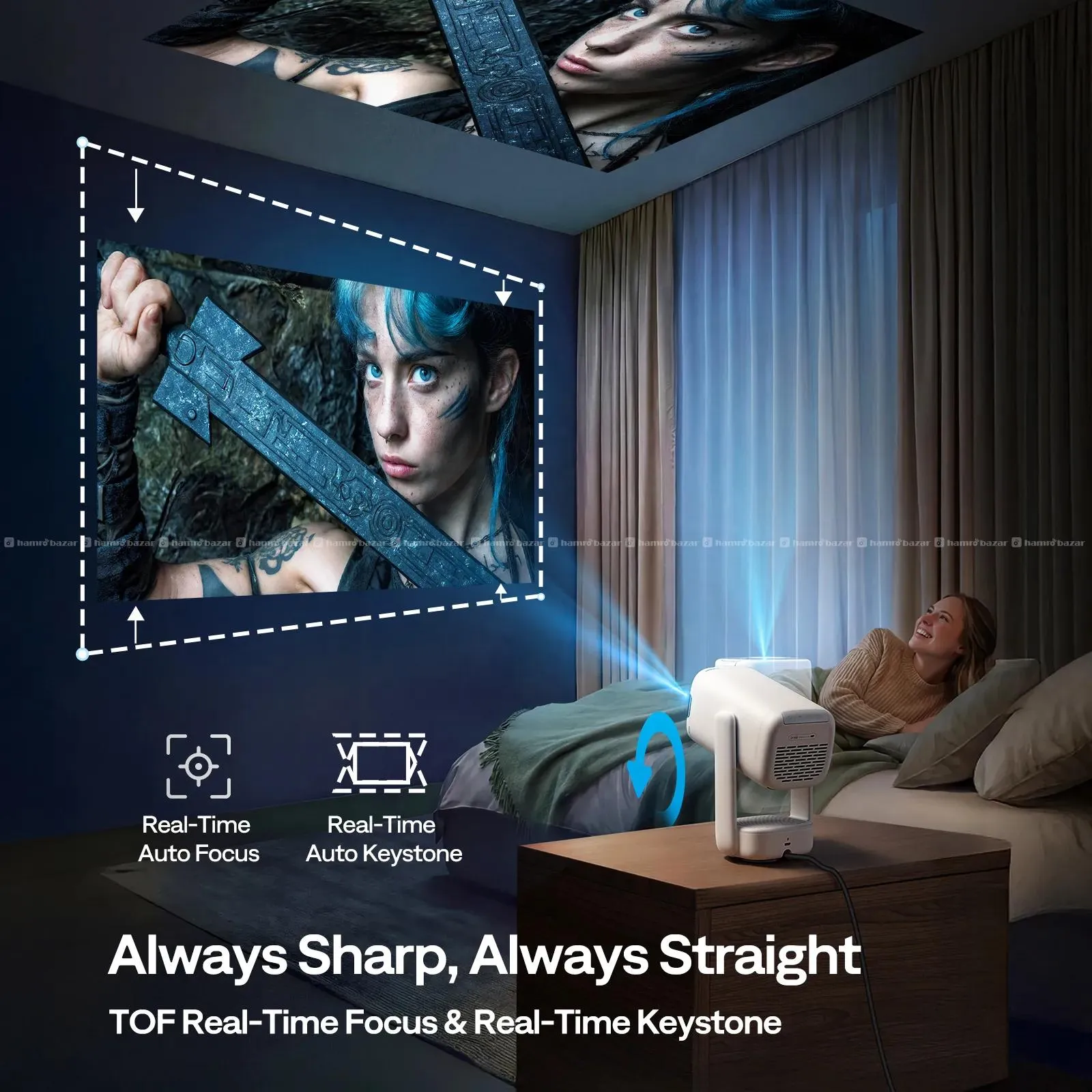 Aurzen EAZZE D1 air Portable Smart Projector 8
