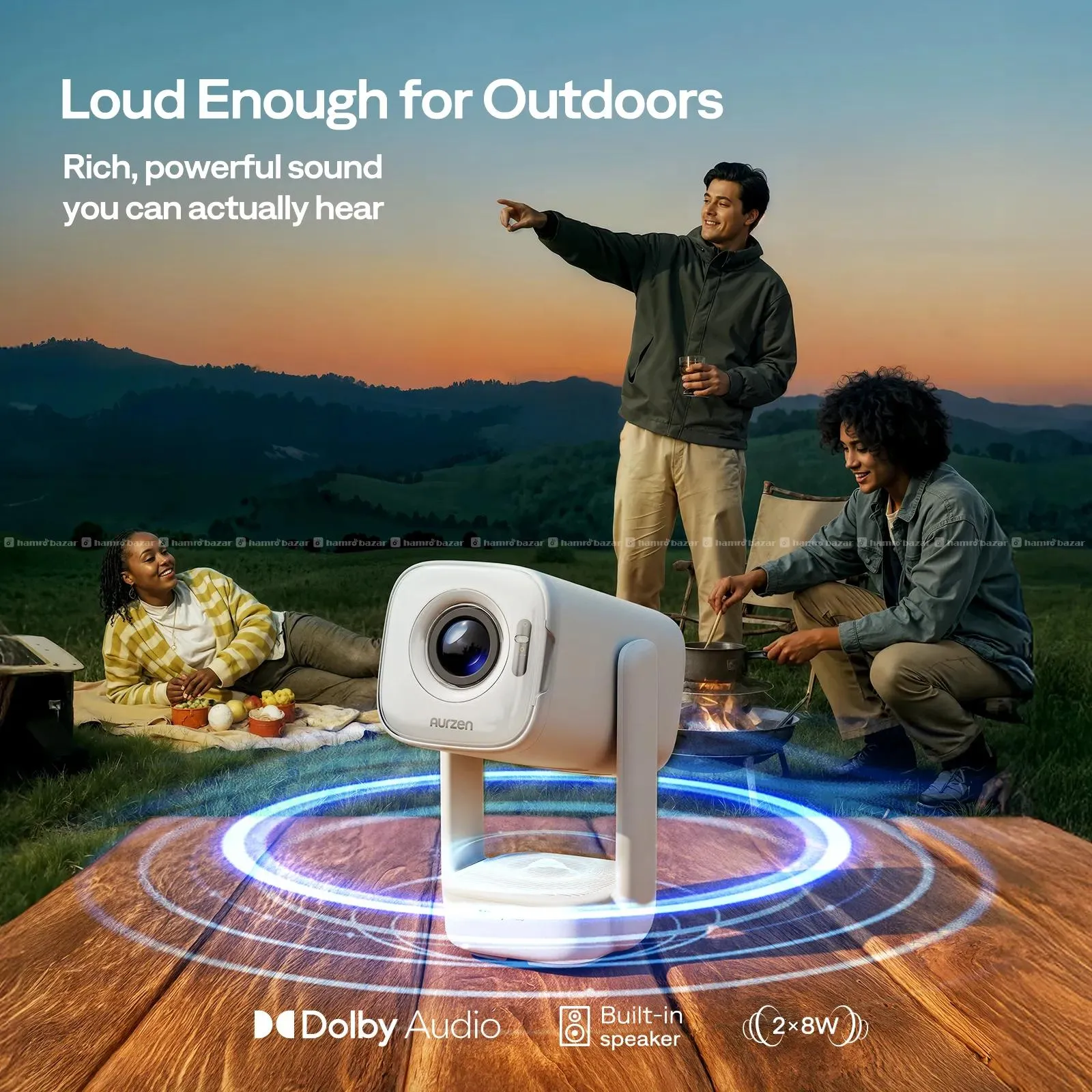 Aurzen EAZZE D1 air Portable Smart Projector 2